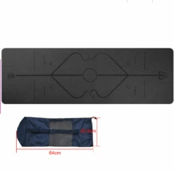 Tapis Yoga Avec Ligne Pranayama -Objets Zen & Musique Spirituelle 1018291851405