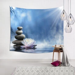 Tenture Murale Zen Galets