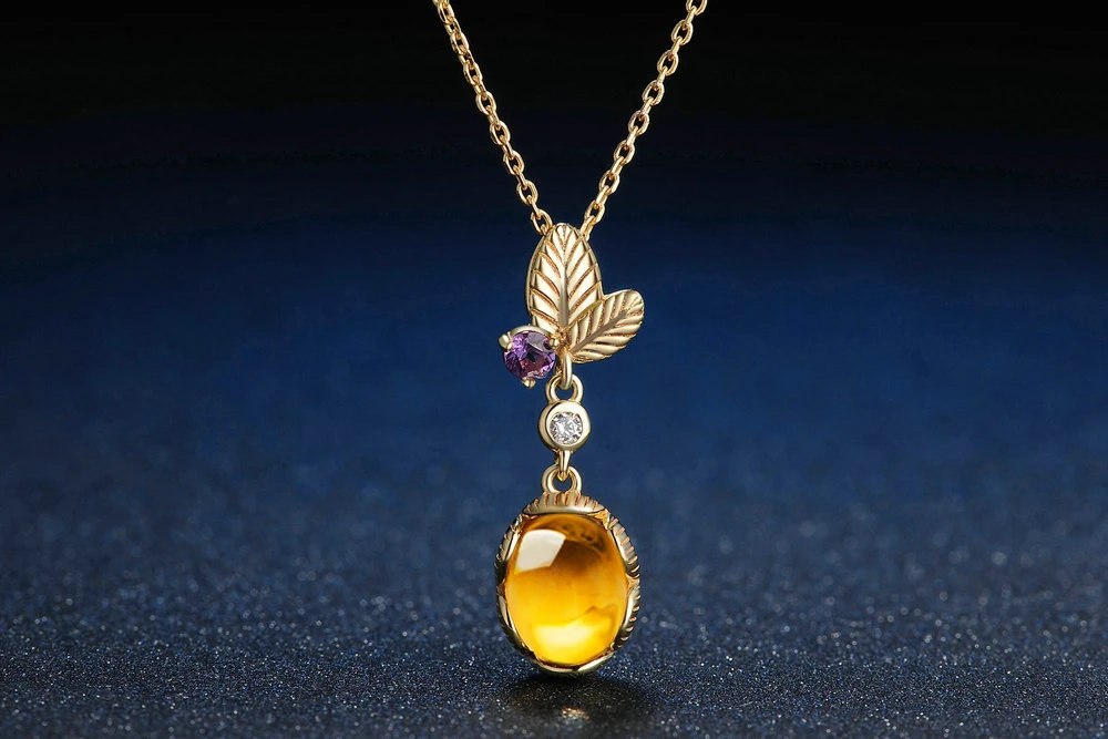 Pendentif Citrine Argent 925 Luxury 6 Pendentif Citrine Argent 925 Luxury – Image 6