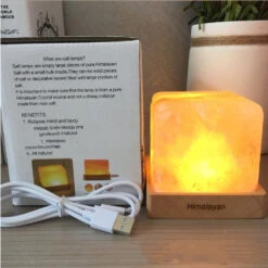 Lampe Zen Cristal De Sel -Objets Zen & Musique Spirituelle 1841278908955