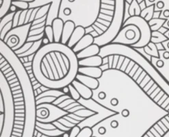 Sticker Mural Mandala Géant -Objets Zen & Musique Spirituelle 1950333169156