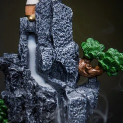 Porte-Encens Cascade Maison Du Pêcheur -Objets Zen & Musique Spirituelle 198666086278