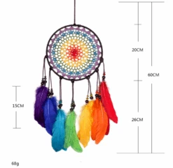 Attrape Rêve Couleur Arc-en-ciel 7 Chakras 13 Attrape Rêve Couleur Arc-en-ciel 7 Chakras -Objets Zen & Musique Spirituelle 203514472102