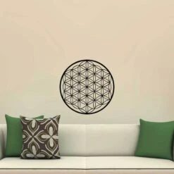 Sticker Mural Fleur De Vie 8 Sticker Mural Fleur De Vie -Objets Zen & Musique Spirituelle 2054534101913