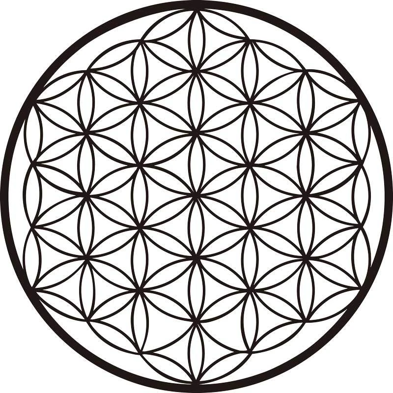 Sticker Mural Fleur De Vie 5 Sticker Mural Fleur De Vie – Image 5