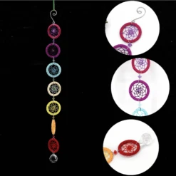 Attrape Rêve Arc-en-ciel D’Harmonisation 6 Attrape Rêve Arc-en-ciel D’Harmonisation -Objets Zen & Musique Spirituelle 2364685657992