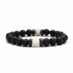 Bracelet Pierre De Lave Homme Atlantide 13 Bracelet Pierre De Lave Homme Atlantide -Objets Zen & Musique Spirituelle 2504326077850