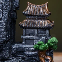 Porte-Encens Cascade Maison Du Pêcheur -Objets Zen & Musique Spirituelle 2746282182805