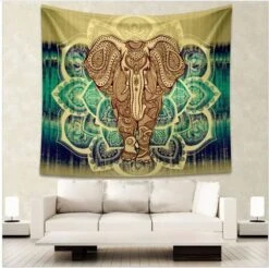 Tenture Murale Éléphant Protecteur