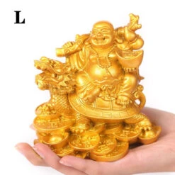 Bouddha Protecteur De Maison – Rieur De La Fortune -Objets Zen & Musique Spirituelle Bouddha Protecteur de Maison Rieur de la Fortune dore L