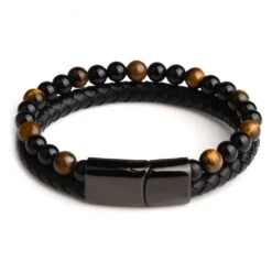 Bracelet Homme Perle Cuir Vice 20 Bracelet Homme Perle Cuir Vice -Objets Zen & Musique Spirituelle Bracelet homme perle cuir vice 12