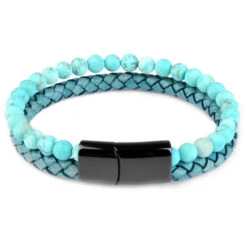 Bracelet Homme Perle Cuir Vice 27 Bracelet Homme Perle Cuir Vice -Objets Zen & Musique Spirituelle Bracelet homme perle cuir vice 4