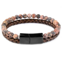 Bracelet Homme Perle Cuir Vice 23 Bracelet Homme Perle Cuir Vice -Objets Zen & Musique Spirituelle Bracelet homme perle cuir vice 9