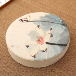 Coussin De Méditation Zen Fleuri -Objets Zen & Musique Spirituelle Coussin meditation zen fleuri 2