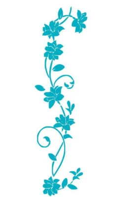 Sticker Mural Fleurs Grimpantes Sauvages -Objets Zen & Musique Spirituelle Fleurs grimpantes sauvages Beu Ciel