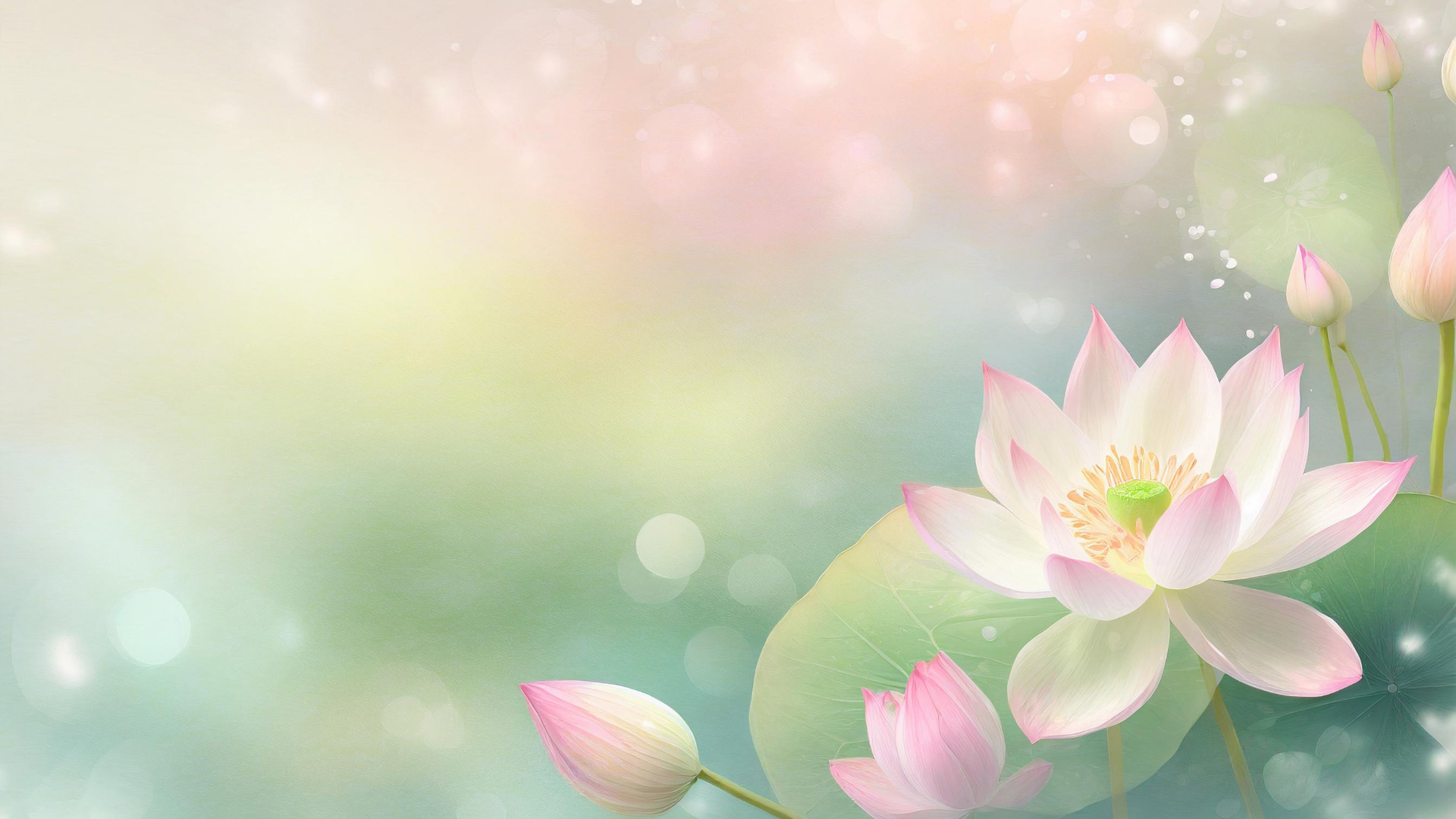 Objets Zen & Musique Spirituelle -Objets Zen & Musique Spirituelle Powerpoint Background Spring with Aesthetic Tuberose Flowers and Blossoms by SlidesCorner.com Backgrounds and Wallpapers