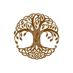 Sticker Mural Arbre De Vie Enracinement -Objets Zen & Musique Spirituelle Sticker Mural Arbre de Vie Enracinement Marron
