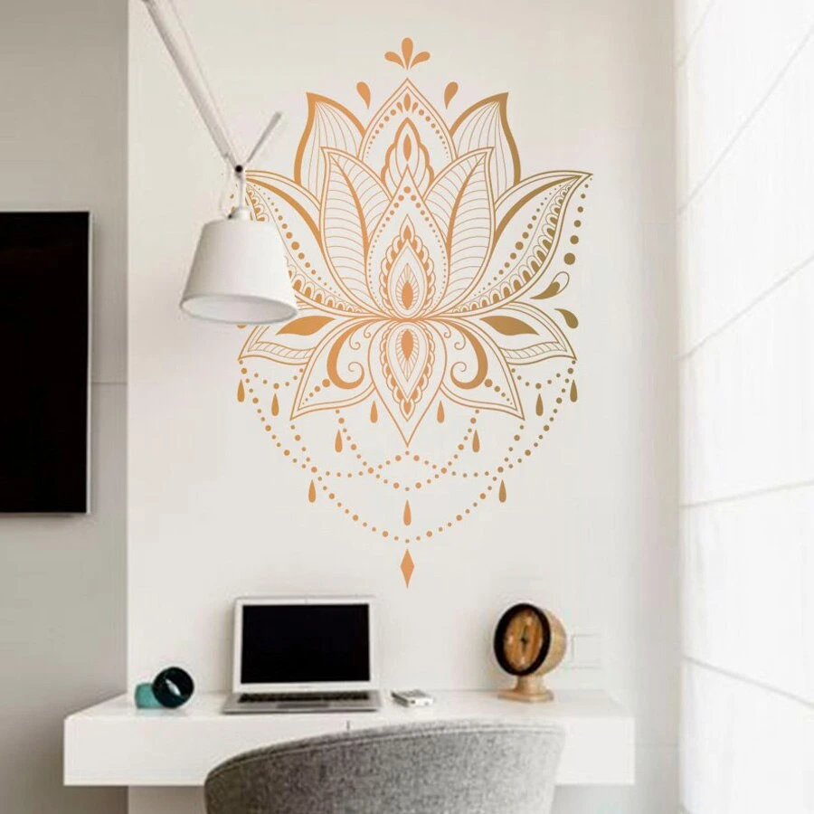 Sticker Mural Fleur De Lotus 3 Sticker Mural Fleur De Lotus – Image 3