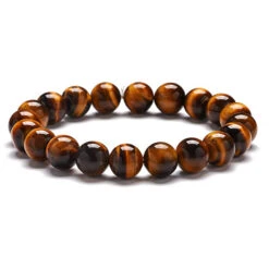 Bracelet Oeil De Tigre Véritable 6 Bracelet Oeil De Tigre Véritable -Objets Zen & Musique Spirituelle Veritable bracelet oeil de tigre 10mm