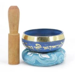 Bol Tibétain Chantant Bleu