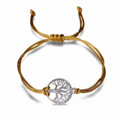 Bracelet Arbre De Vie Chance -Objets Zen & Musique Spirituelle bracelet arbre de vie chance marron
