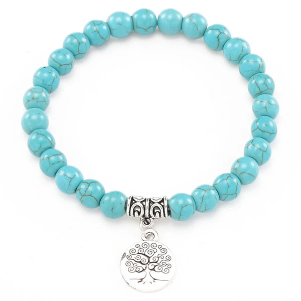 Bracelet Arbre De Vie Turquoise 1 Bracelet Arbre De Vie Turquoise