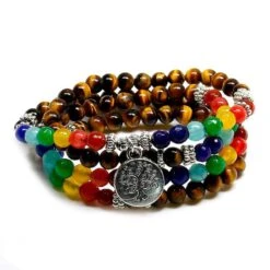 Bracelet Bouddhiste Mala “Sept-Chakras”