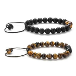 Bracelet Oeil De Tigre Couple 5 Bracelet Oeil De Tigre Couple -Objets Zen & Musique Spirituelle bracelet couple oeil de tigre 3