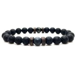 Bracelet Homme Perle Luxe