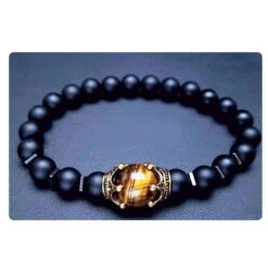 Bracelet Homme Perle Onyx Prince