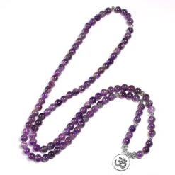 Bracelet Mala Améthyste “Éveil Spirituel” -Objets Zen & Musique Spirituelle bracelet mala amethyste 1