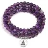 Bracelet Mala Améthyste “Éveil Spirituel”