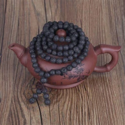 Mala Tibétain Bracelet En Pierre De Lave 5 Mala Tibétain Bracelet En Pierre De Lave -Objets Zen & Musique Spirituelle bracelet mala en pierre de lave 2