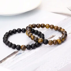 Bracelet Pierre Pour Couple Amor -Objets Zen & Musique Spirituelle bracelet pierre pour couple 2
