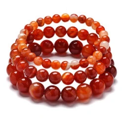 Bracelet Pierre Rouge Mantra -Objets Zen & Musique Spirituelle bracelet pierre rouge mantra 2