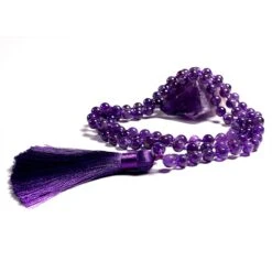 Collier Mala Améthyste “Amour De Soi” 6 Collier Mala Améthyste “Amour De Soi” -Objets Zen & Musique Spirituelle collier mala amethyste 3