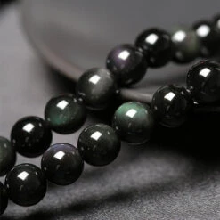 Mala Tibétain Obsidienne “Anti-Douleur” 7 Mala Tibétain Obsidienne “Anti-Douleur” -Objets Zen & Musique Spirituelle mala obsidienne anti douleur