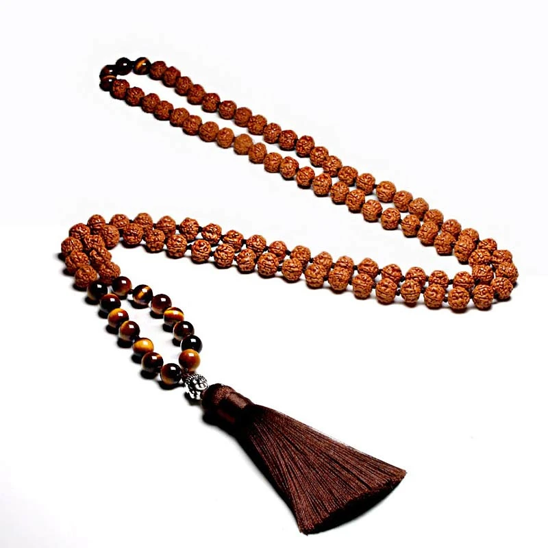 Mala Tibetain Graines De Rudraksha 2 Mala Tibetain Graines De Rudraksha – Image 2