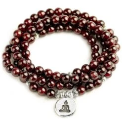 Mala Tibétain Grenat “Régénérant”