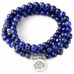 Mala Tibétain Lapis Lazuli “Confiance En Soi”