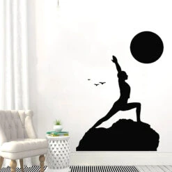 Sticker Chambre Adulte Zen Yogiste