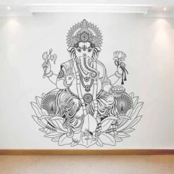 Sticker Zen Méditation Ganesh