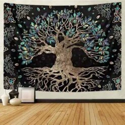 Tenture Murale Indienne Arbre De Vie