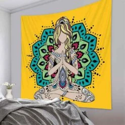 Objets Zen & Musique Spirituelle -Objets Zen & Musique Spirituelle tenture tapisserie murale 2