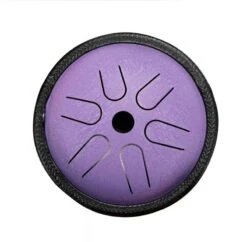Tongue Drum Mini Odyssée 6 Notes -Objets Zen & Musique Spirituelle tongue drum mini violet